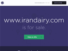 Tablet Screenshot of irandairy.com